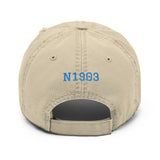 Mooney M20 Airplane Embroidered Distressed Hat AIRDFFM20B-B1 - Add your N#