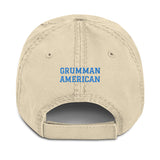Grumman American (AIRK97-NBG_EMB) Airplane Embroidered Distressed Hat - Add your N#