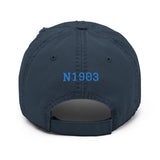 Mooney M20 Airplane Embroidered Distressed Hat AIRDFFM20B-B1 - Add your N#