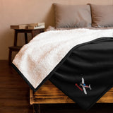 Custom Premium Embroidered Sherpa Blanket