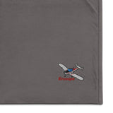 Custom Premium Embroidered Sherpa Blanket