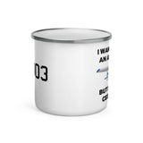 I Want to Buy an Airplane Mug, Personalized Enamel Mug