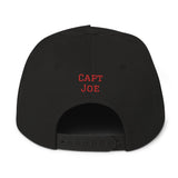 Airplane Embroidered Flat Bill Cap (AIR2552FEV35A-BR2) - Add your N#