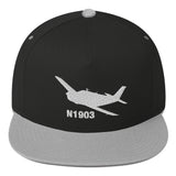 Custom Embroidered Flat Bill Cap