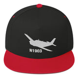 Custom Embroidered Flat Bill Cap
