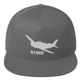 Custom Embroidered Flat Bill Cap