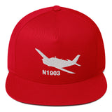 Custom Embroidered Flat Bill Cap