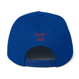 Airplane Embroidered Flat Bill Cap (AIR2552FEV35A-BR2) - Add your N#