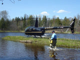 Helicopter Design (Black/Yellow) - HELIIF2R44-YB1
