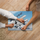 Custom Airplane Jigsaw Puzzle - Add Your N#