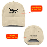 Custom Embroidered Distressed Cap