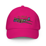 Boeing B-17 Airplane Embroidered Kids Cap