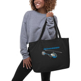 Custom Large Organic Embroidered  Tote Bag