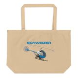 Custom Large Organic Embroidered  Tote Bag