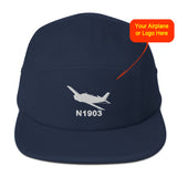 Custom Embroidered "No Button" Pilot Hat Cap