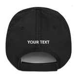 Custom Embroidered Distressed Cap