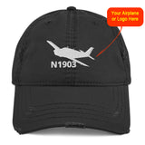 Custom Embroidered Distressed Cap