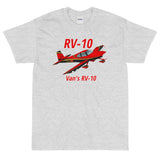 Van's RV-10 Custom Airplane T-Shirt (AIRM1EIM10-RGB1)- Personalized w/ your N#