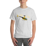 Custom Helicopter T-Shirt (HELIIF2R44-YB2) - Personalized with your N#