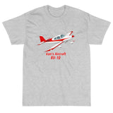 Van's Aircraft RV-10 Airplane T-Shirt (AIRM1EIM10-RG1) - Add Your N#