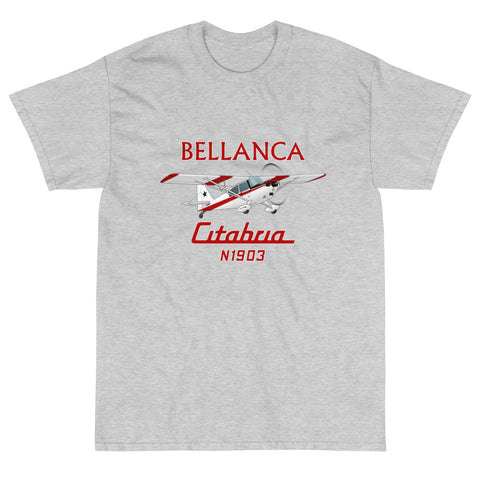 Bellanca Citabria 7KCAB (Red/Black #3) Airplane T-Shirt - Add Your N#