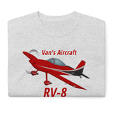 Van's Aircraft RV-8 Airplane T-Shirt - Personalized with Your N#