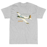 Mooney M20C (AIRDFFM20-GO1) Airplane T-Shirt - Add Your N#