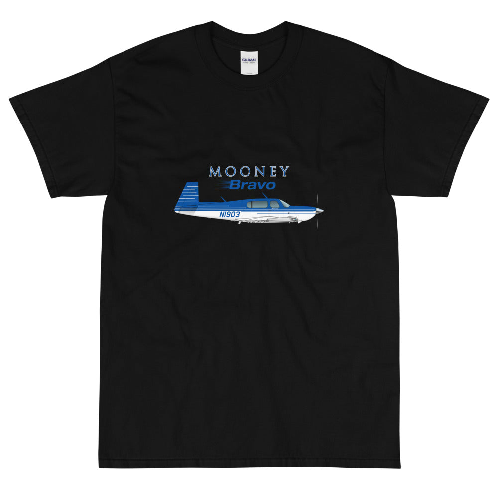 Mooney Bravo Airplane T-shirt- Personalized with your N#