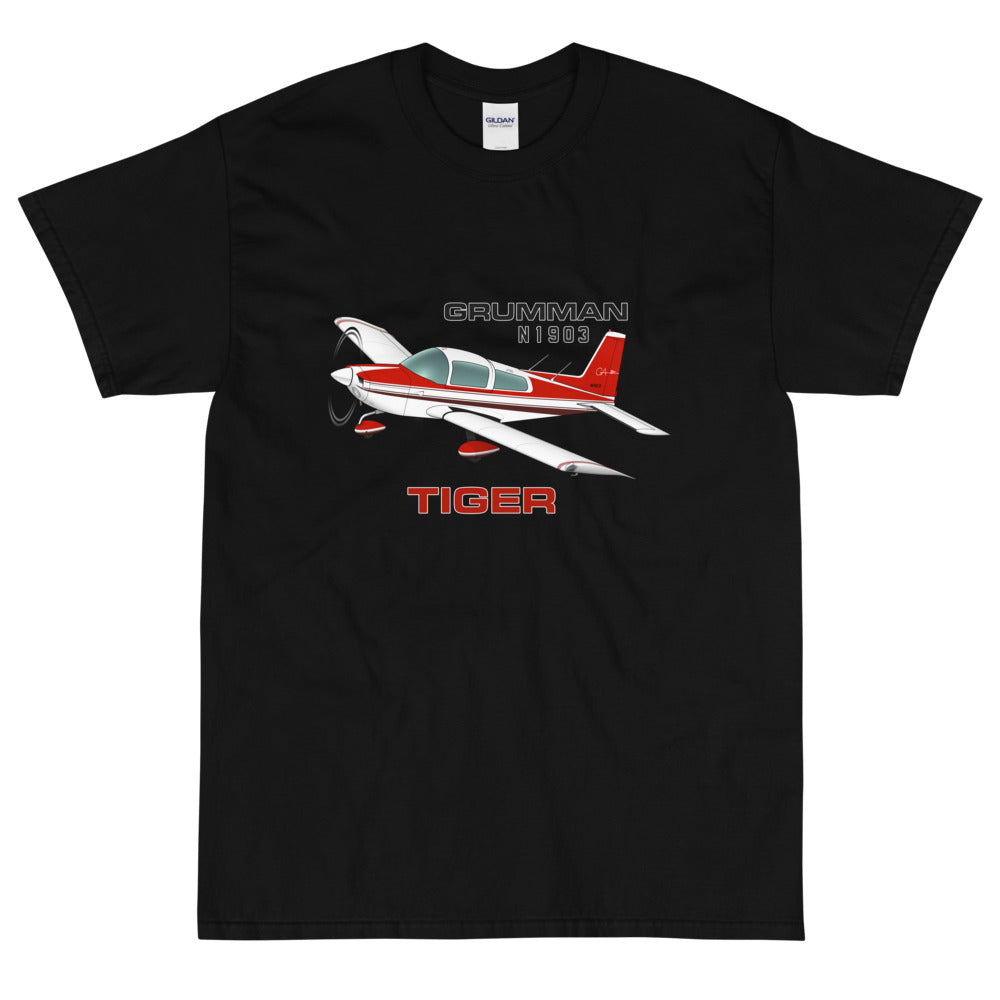 Grumman American Tiger Custom Airplane T-Shirt - Personalized with your N#