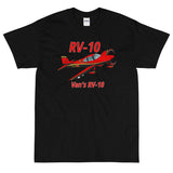 Van's RV-10 Custom Airplane T-Shirt (AIRM1EIM10-RGB1)- Personalized w/ your N#