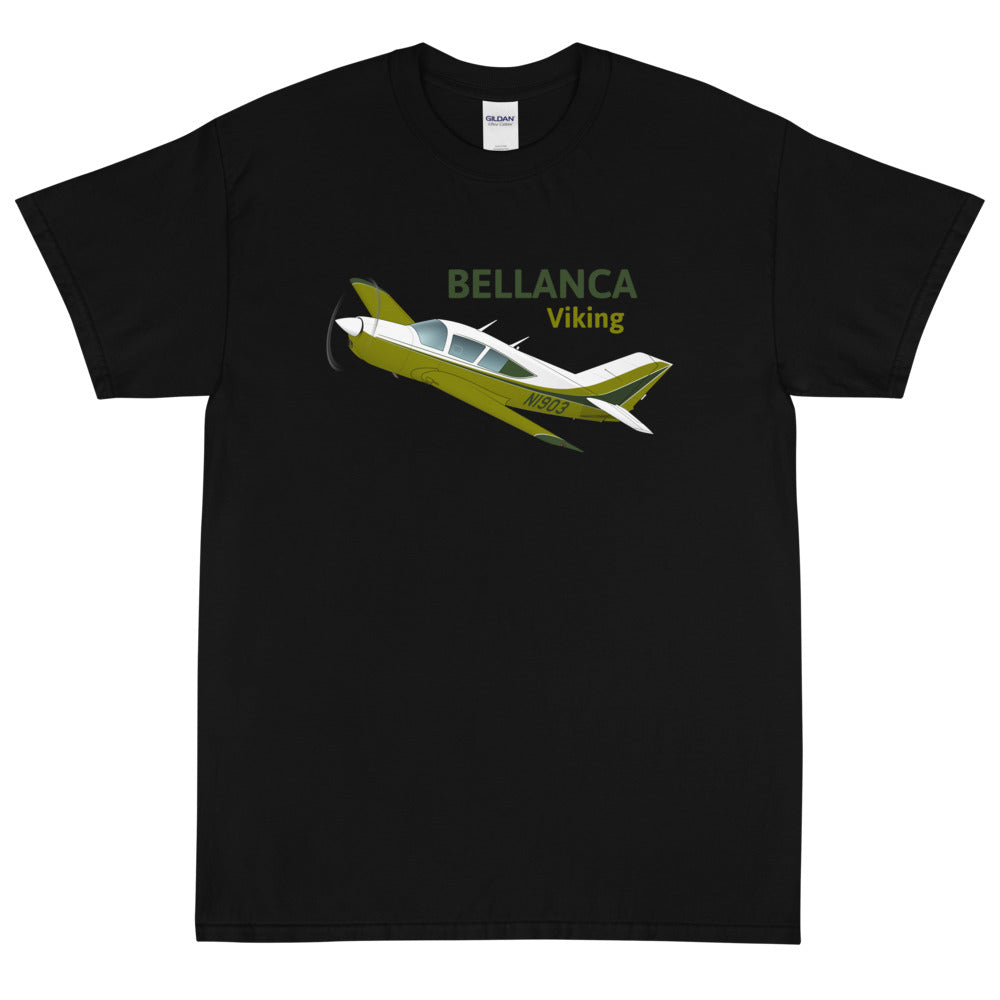 Bellanca Viking Custom Airplane T-Shirt (AIR25CM9B173-G1)- Personalized w/ your N#