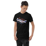 Bellanca Super Viking (Blue/Red) Airplane T-Shirt - Personalized w/ Your N#