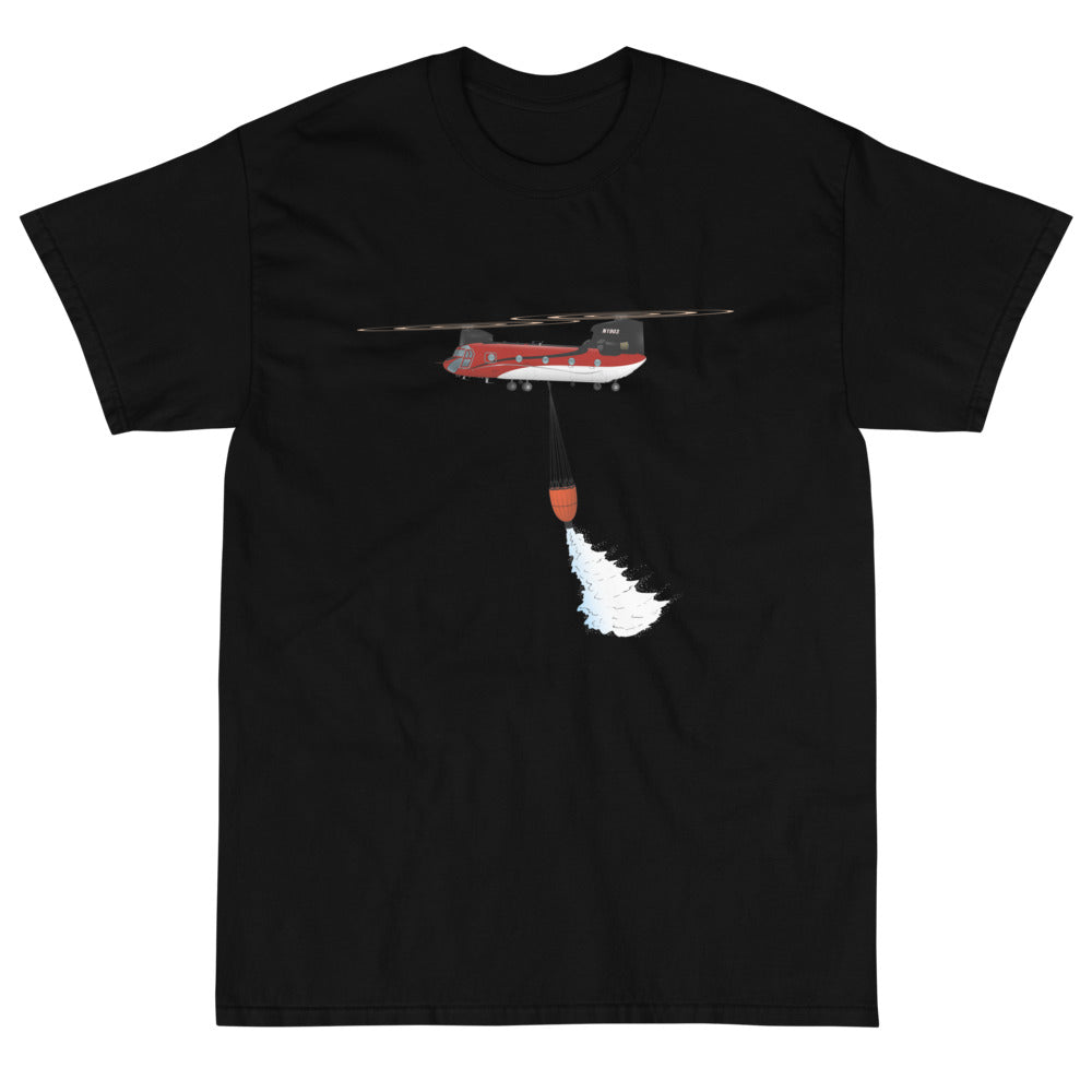 Custom Helicopter with water bucket T-Shirt  HELI2F523847D-RB1_BUCKET
