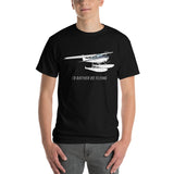 I'd Rather Be Flying Custom Airplane T-Shirt (AIR35JJ1856C-BG1) - Add Your N#