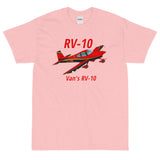 Van's RV-10 Custom Airplane T-Shirt (AIRM1EIM10-RGB1)- Personalized w/ your N#