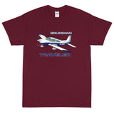 Grumman Traveler Custom Airplane T-Shirt (AIR7ILKI1AA5-B3)- Personalized with your N#