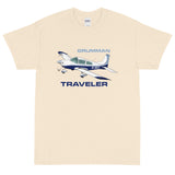 Grumman Traveler Custom Airplane T-Shirt (AIR7ILKI1AA5-B3)- Personalized with your N#