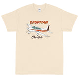 Grumman Cheetah Custom Airplane T-Shirt (AIR7IL385AA5-OB2)- Personalized with your N#