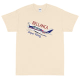 Bellanca Super Viking (Blue/Red) Airplane T-Shirt - Personalized w/ Your N#