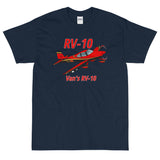 Van's RV-10 Custom Airplane T-Shirt (AIRM1EIM10-RGB1)- Personalized w/ your N#