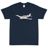 Custom Airplane T-Shirt (AIR2552FEA36-MG1) - Personalized w/ your N#