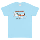 Grumman Cheetah Custom Airplane T-Shirt (AIR7IL385AA5-OB2)- Personalized with your N#