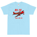 Van's RV-10 Custom Airplane T-Shirt (AIRM1EIM10-RGB1)- Personalized w/ your N#