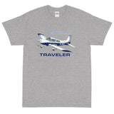 Grumman Traveler Custom Airplane T-Shirt (AIR7ILKI1AA5-B3)- Personalized with your N#