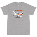Grumman Cheetah Custom Airplane T-Shirt (AIR7IL385AA5-OB2)- Personalized with your N#