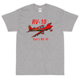 Van's RV-10 Custom Airplane T-Shirt (AIRM1EIM10-RGB1)- Personalized w/ your N#