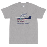 Kitfox Series 5 Vixen Custom Airplane T-Shirt - Personalized with your N#