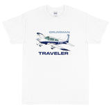 Grumman Traveler Custom Airplane T-Shirt (AIR7ILKI1AA5-B3)- Personalized with your N#