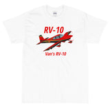Van's RV-10 Custom Airplane T-Shirt (AIRM1EIM10-RGB1)- Personalized w/ your N#