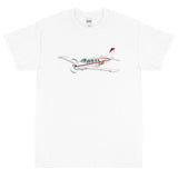 Custom Airplane T-Shirt (AIR2552FEA36-MG1) - Personalized w/ your N#